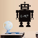 New 70X50CM Blackboard Black Robot Wall Sticker Home Decoration
