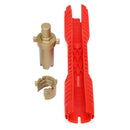 Installer Wrench Anti-Slip Handle Double Head Wrench Tool Multifunctional Wrench for Faucet and Sink