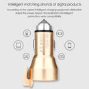 ZUOQI Metal Dual USB Quick Car Charger 5V 3.4A Safety Hammer For iPhone 7S/6S/6S Plus/6 Plus/ Ipad