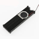 JEYI Cooling Warship Fan NVME NGFF M.2 Heatsink 2280 SSD Aluminum Sheet Thermal Conductivity Cooling