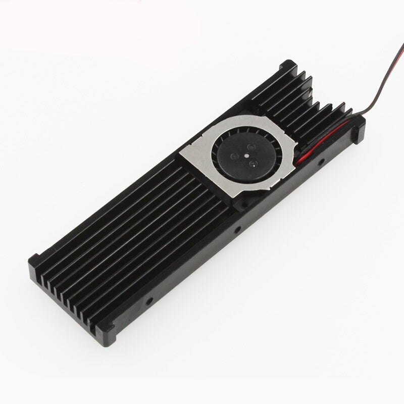 JEYI Cooling Warship Fan NVME NGFF M.2 Heatsink 2280 SSD Aluminum Sheet Thermal Conductivity Cooling