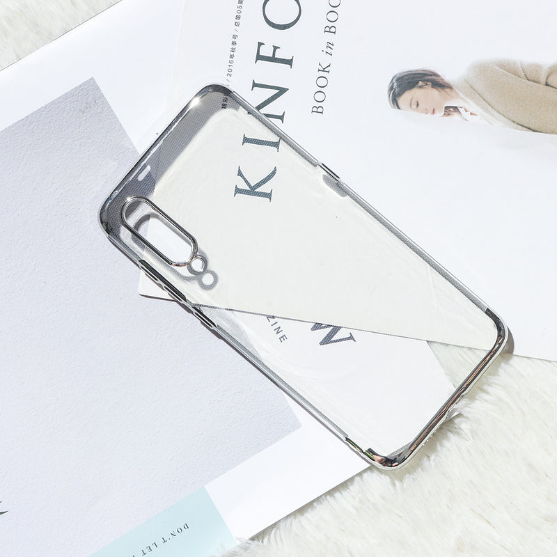 Bakeey Plating Transparent Shockproof Soft TPU Back Cover Protective Case for Xiaomi Mi 9 / Mi9 Transparent Edition