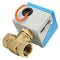 TMOK TK360 3/4" Motorized Electric Brass Globe Valves 2 Wire AC 220V Female Two Way Stop Valve