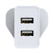 Basues 10.5W 2A Smart Protection Dual USB Travel Charger UK Plug Fast Charging Speed Mini Universal Charger Adapter for Samsung S10+ Xiaomi 9T Redmi Note8