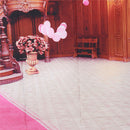 5x7FT Vinyl Castle Pink Balloon Photography Backdrop Background Studio Prop