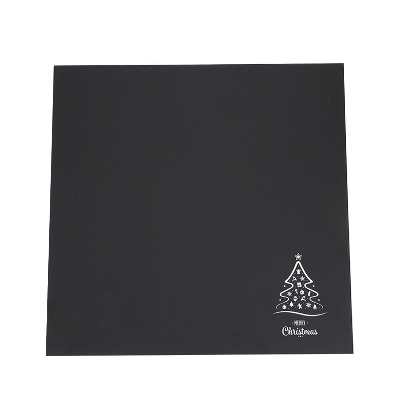 300*300mm Christmas Series Heated Bed Sticker For TEVO Tornado Lulzbot Taz6 3D Printer Parts