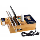 Bakeey Bamboo 5 USB Charge Station Apple Watch Airpods Wireless Charger Stand for iPhone 11 Pro XR X for Samsung Xiaomi Huawei