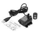 Machifit DC 5V 12V 6W Water Pump USB Female Plug Ultra-quiet Mini Brushless DC Water Pump