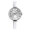 SKMEI 1184 Simple Design Ladies Wrist Watch Genuine Leather Strap Quartz Watches