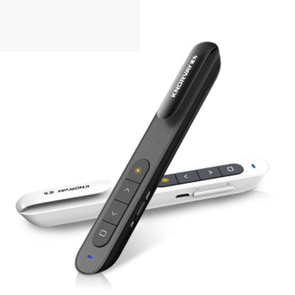 Novotel N76C Red Light Lithium Electric Charging Lecture Pen Laser Projector Remote Control Computer Wireless PPT Page Turner Laser Pointer