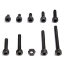 Suleve M3AH2 280pcs M3 Hex Socket Screws Allen Bolt Assortment with Nuts Grade 12.9 Alloy Steel