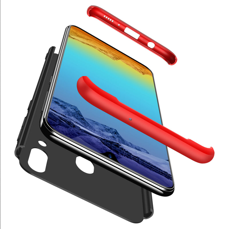Bakeey 3 in 1 Double Dip 360 Hard PC Protective Case for Samsung Galaxy M20 2019