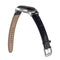 Mijobs Leather Watch Strap Replacement Watch Band for Xiaomi Mi band 3 Smart Watch