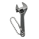 DANIU 66mm 2.6inch Mini Metal Adjustable Wrench Spanner Hand Tool 0-10mm Jaw Wrench Black