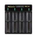 Alonefire 3.7V 4 Slot Universal Intelligent Battery Charger with short circuit protection For Li-ion Battery 18650 26650 14500
