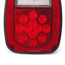 2PCS LED Tail Lights Brake Reverse Turn Signal Lamp For Jeep Wrangler TJ CJ 76-06