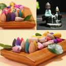 130Pcs/Bag Backflow Incense Cones Mix Fragrance Home Furnace Burner Fragrant Incense
