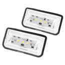 2Pcs 3SMD LED License Plate Lights for Mercedes CLK280 500 W209 C209 02-09