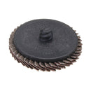 10Pcs 2 Inch 40-120 Grit Flap Disc Sanding Wheels R Roloc Threaded Twist Lock Kit Abrasive Tool