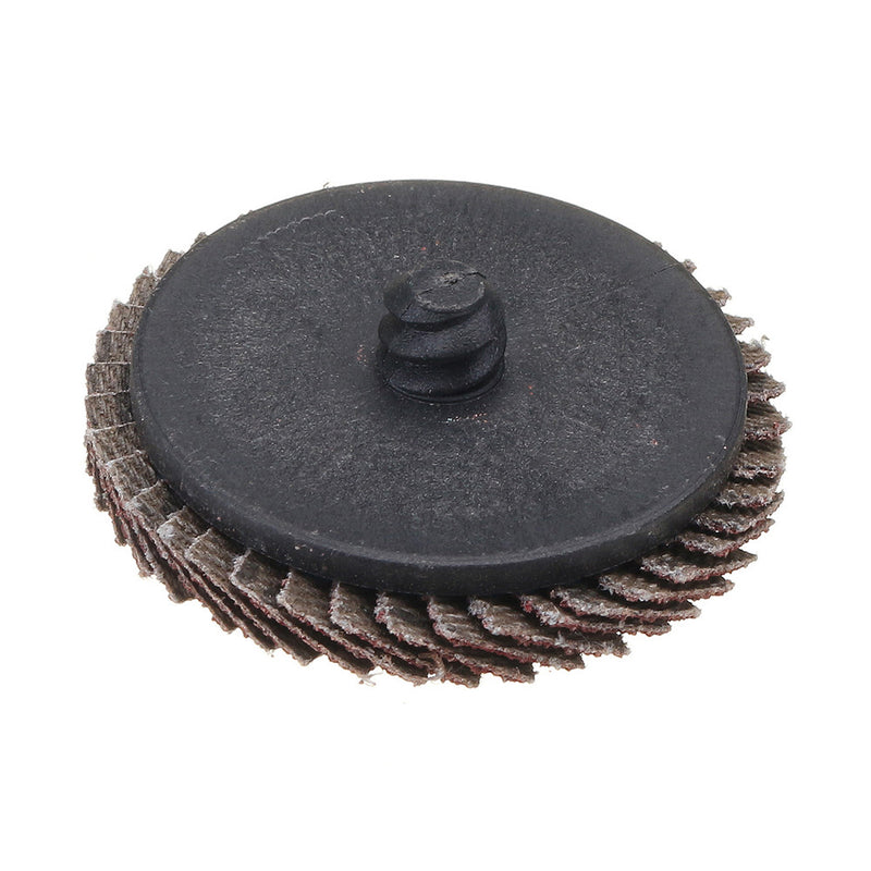 10Pcs 2 Inch 40-120 Grit Flap Disc Sanding Wheels R Roloc Threaded Twist Lock Kit Abrasive Tool
