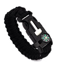 IPRee 4 In 1 EDC Survival Bracelet Emergency Paracord Umbrella Rope Compass Kit