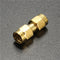 Excellway CA01 2Pcs Copper SMA Male To SMA Male Plug RF Coaxial Adapter Connector