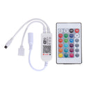 Smart WiFi Voice Control RGB Dimmer Controller + 24Key IR Remote for LED Strip Light Work With Alexa DC5-24V