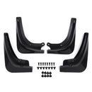 Carbon Fiber Style PP Car Mud Flaps Mudguards Fender For Tesla Model 3 2016~2019