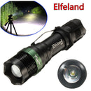 Tactical 900LM T6 LED Zoomable Torch Rechargeable LED Flashlight Lamp 18650