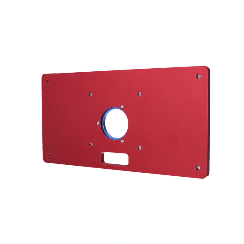 233x117x8mm Aluminum Router Table Insert Plate for Woodworking Benches RT0700C Router Trimmer Red