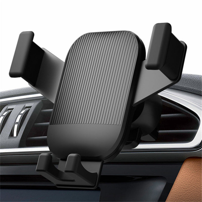 Licheers Gravity Linkage Auto Lock 360 Degree Rotation Car Outlet Holder Mount for Samsung Xiaomi Mobile Phone