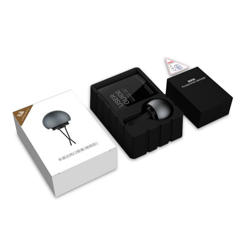GUILDFORD Car Fragrance Car Incense Diffuser Car Air Purifier Air Freshener Lemon Orange Perfume Metal Clamp