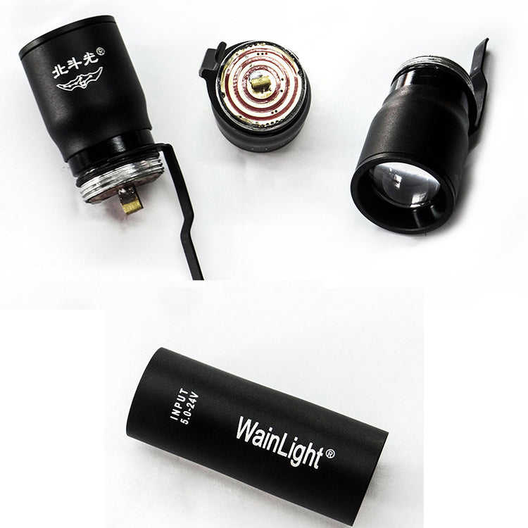 WainLight XPG2 260LM 4000K 3Modes Zoomable USB Rechargeable LED Flashlight Outdoor Multifunctional Car Flashlight Camping Flashlight