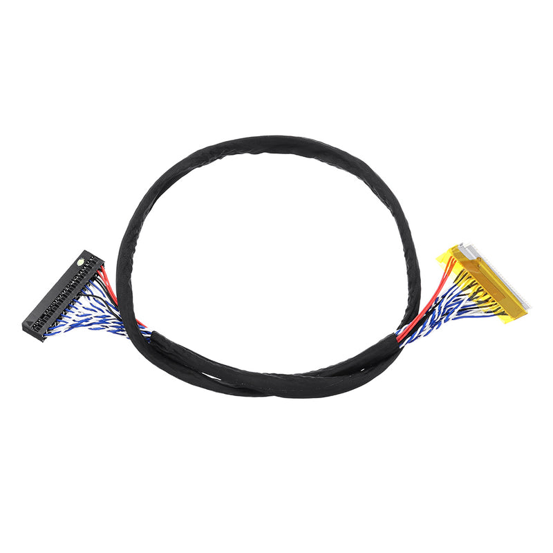 FI-X 30PIN 2CH 8-bit Large LCD TV LVDS Driver Cable 450MM Screen Line Right Power