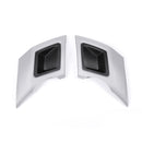 2Pcs Car Rear Bumper Exhaust Pipe Cover Trim  Bumper Protector Gray Silver For Land Rover Discovery