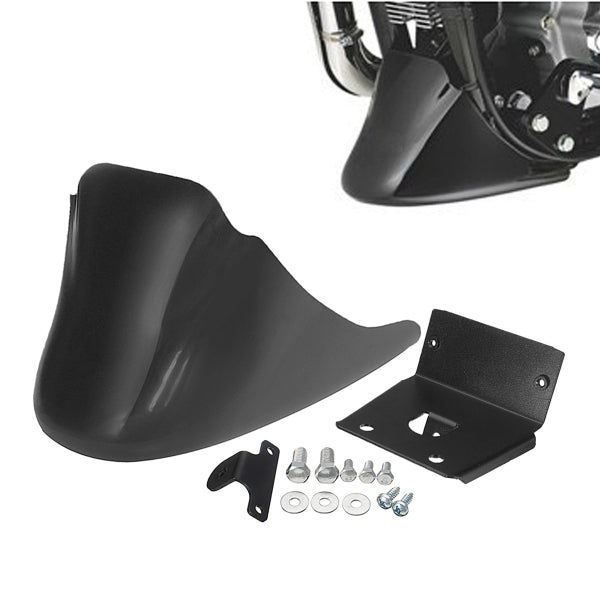 Chin Fairing Front Spoiler Black For Harley Davidson XL Sportster 883 1200