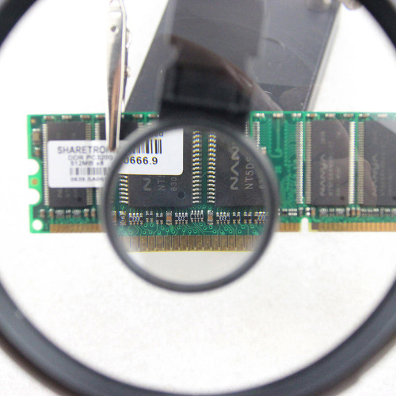 5LED Light Desk Lamp Magnifier Desktop Magnifying Glass Adjustable Support Clamp