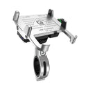 12/24V QC3.0 Fast USB Charger IP66 Aluminium Motorcycle Phone Holder Mount Waterproof