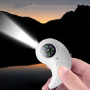 Bakeey LED Light 130db Security Protect Alertersonal Emergency  Anti-wolf Alarm Loud Compass Keychain