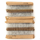 1500Pcs 1/4W 5% Carbon Film Resistor 75 Values Assorted Kit 1 ohm~10M ohm Range