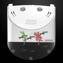 5L USB LED Small Fish Tank 180 Open Acrylic Half Moon Mini Aquarium Decor