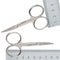 Stainless Steel Manicure Scissors Cutter Eyebrow Scissor Eyebrow Trimmer Eyebrow Eyelashes Nose Hair Scissor Nail Makeup