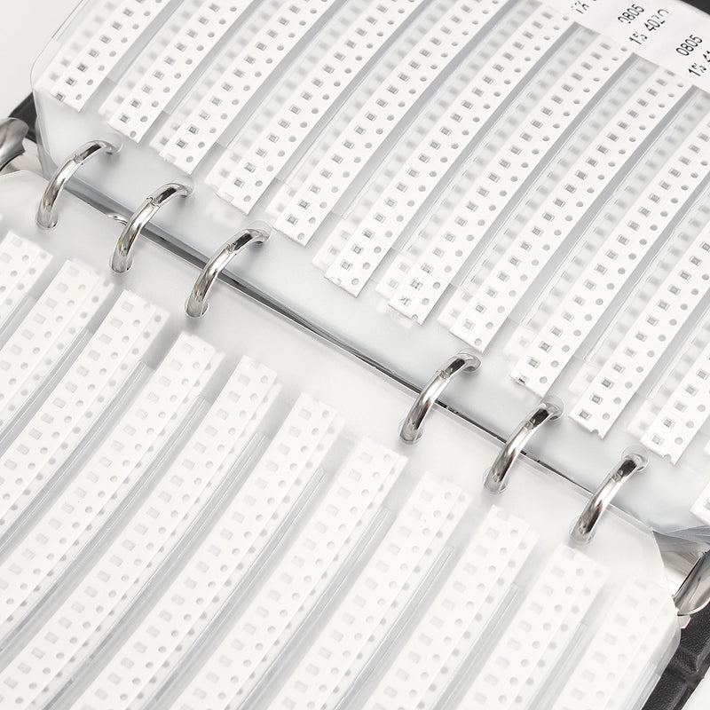 5525PCS 221 Values 0805 Chip Resistors SMD 1% 0-20M Assortment Kit Sample Book