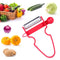 Honana 3 pcs / Set Magic Trio Peeler Multi-purpose Vegetable Cutter Onion Cutter Peelers Silicer