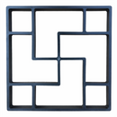 Cement Brick Mold Walk Maker DIY Square Concrete Molds Reusable Plastic P ath Maker Steeping Stone Paver