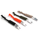 IPRee Outdooors Mini Paracord Steel Crowbar Scraper Blade Nail Puller Key Chain Multifunctions Tool