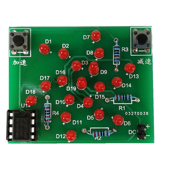 10pcs DC 5V DIY Electronic Windmill Training Kit Speed Adjustable MCU Course Design For Soldering