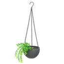 Fashion Plant Hanging Basket Flower Pot Stainless Steel Chain Planter Garden Home Decorations