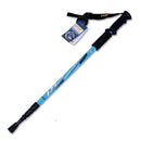 Outdoor Camping 3-Sections Walking Stick Climbing Trekking Pole Adjustable Alpenstock Aluminum Alloy