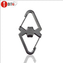 Outdoor Camping Stainless Quickdraw Multifunctional Bottle Opener Keychain Camping Equipment